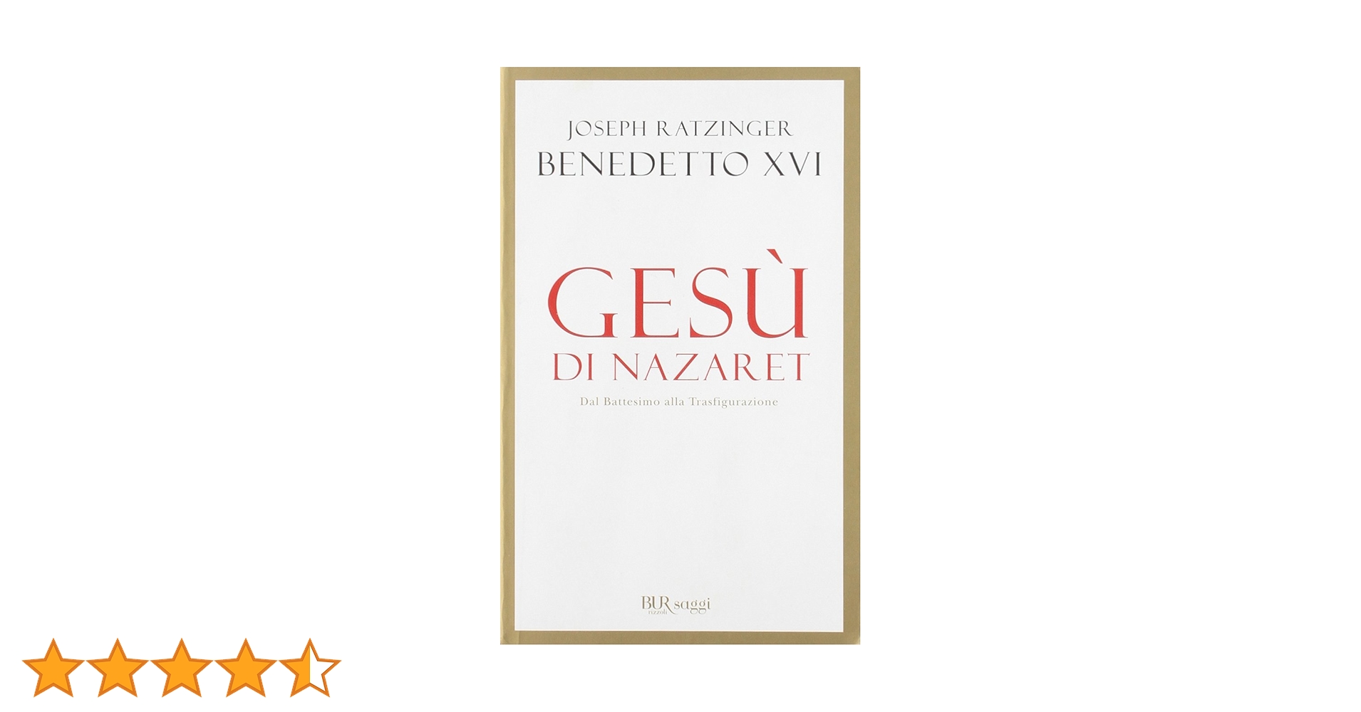 Gesù di Nazaret. Dal battesimo alla trasfigurazione